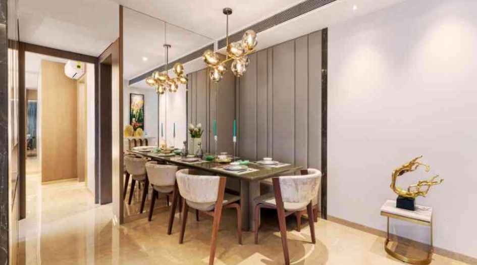 Dosti-Greenscape-Actual-Show-Flat-3-BHK-Dining-Area