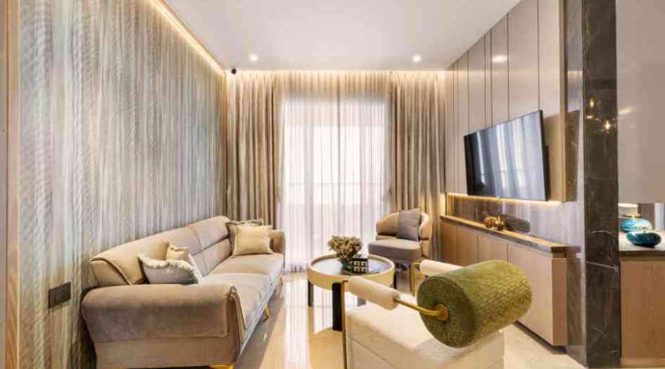 Dosti-Greenscape-Actual-Show-Flat-3-BHK-Living-Room