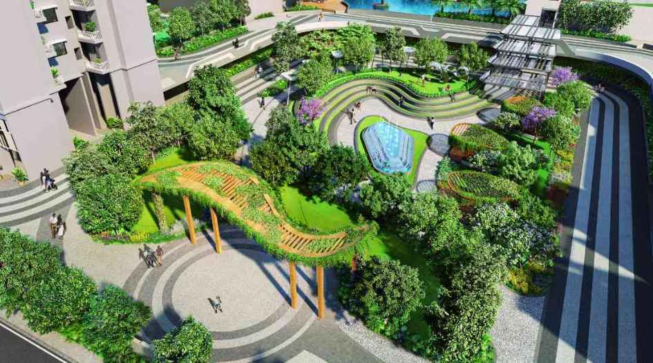 Dosti-Greenscape-Amenities-Aerial-View-Amphitheater