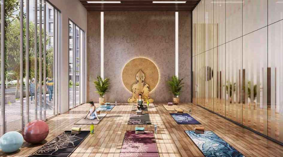 Dosti-Greenscape-Amenities-Yoga-Room