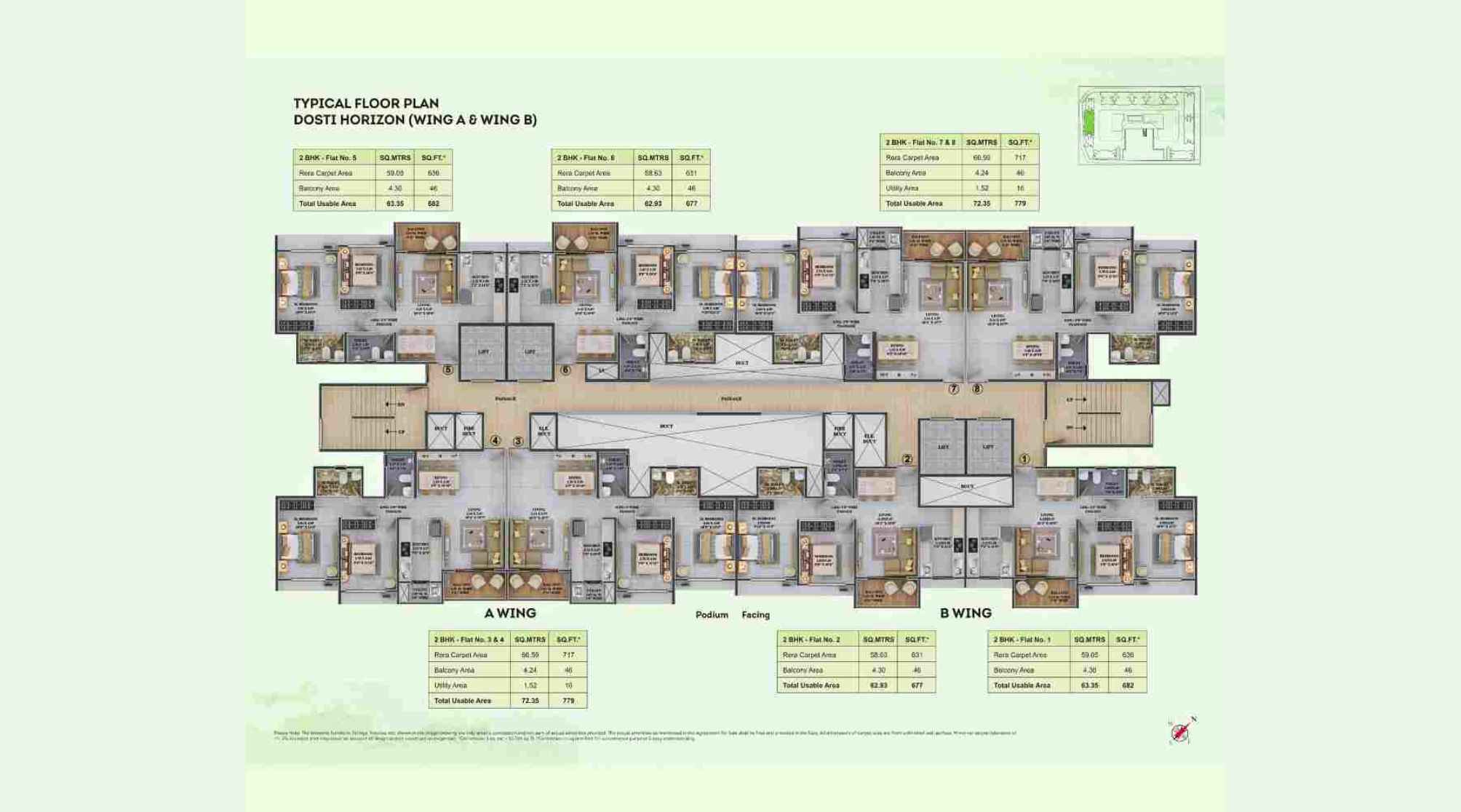 Dosti-Greenscape-Floor-Plan-Dosti-Horizon-Wing-A-&-Wing-B