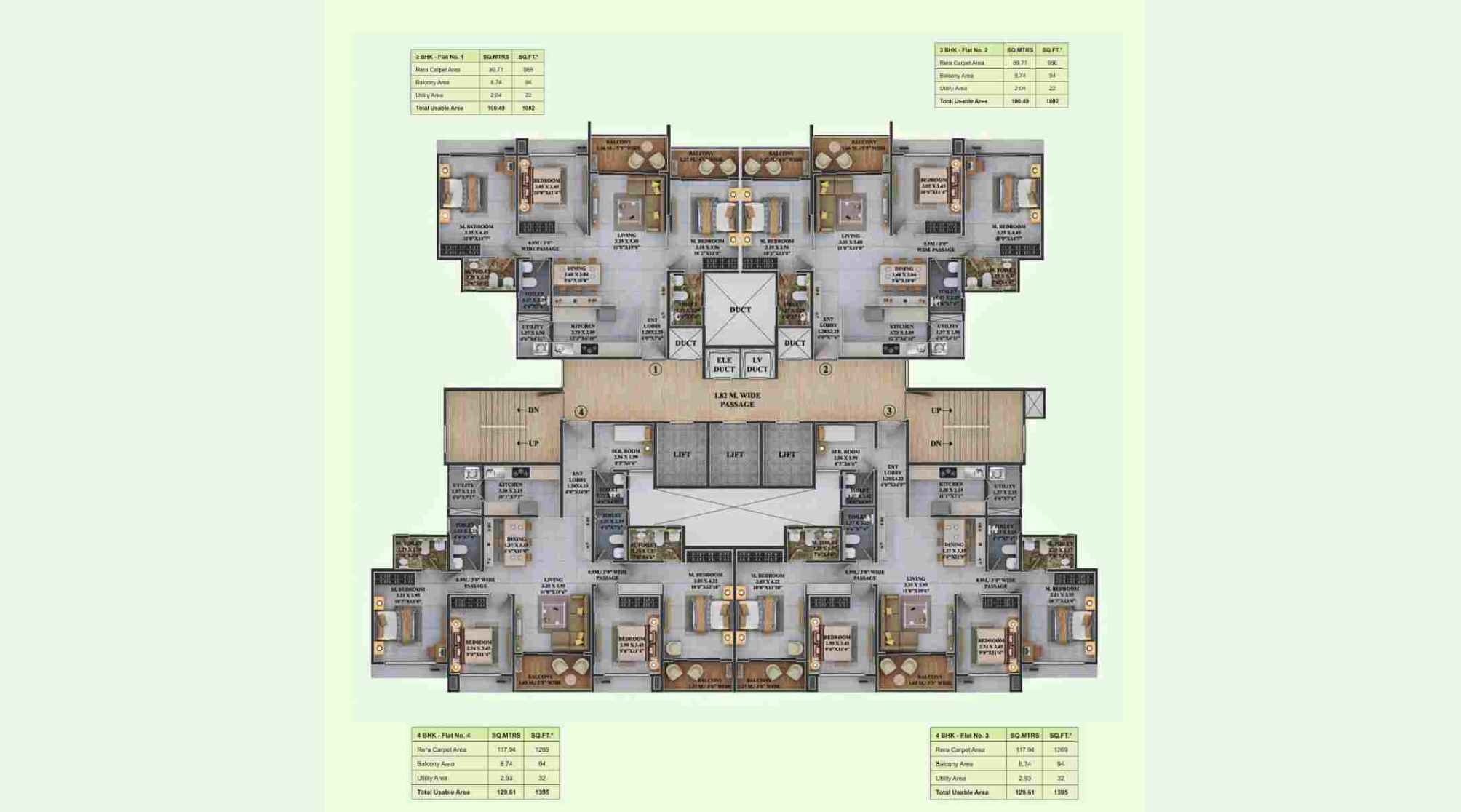 Dosti-Greenscape-Floor-Plan-Dosti-Summit-E-Wing